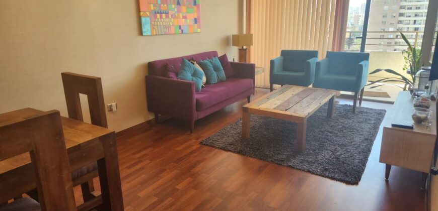 Departamento ÑUÑOA, Luminoso a pasos del metro Chile España c/Estacionamiento y Bodega